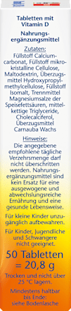Vitamín D3 vysoká dávka 2000 I.E., 50 tablet Doppelherz
