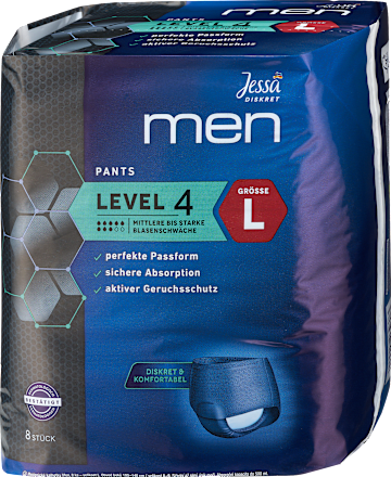 men gaćice za inkontinenciju Level 4, veličina L Jessa DISKRET