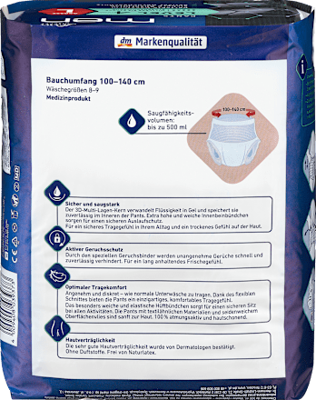 men gaćice za inkontinenciju Level 4, veličina L Jessa DISKRET