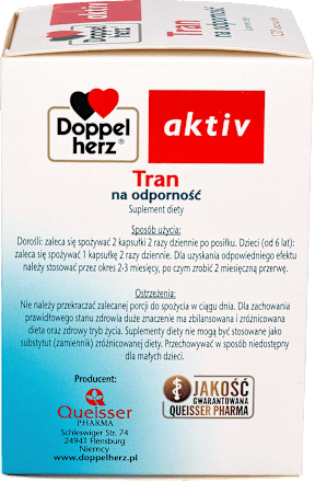 Suplement diety Tran na odporność, kapsułki Doppelherz