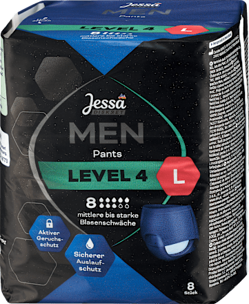 Pants da uomo per incontinenza Level 4 - taglia L Jessa DISKRET