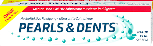 Leczniczo-wybielająca pasta do zębów z aktywnym systemem perełek Perl-System PEARLS&DENTS