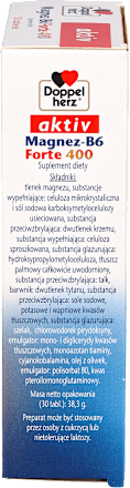 Suplement diety MagneB6 Forte 400, tabletki Doppelherz