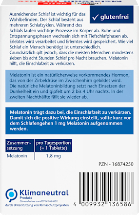 Melatonin Intense Mini Tabletten 40 St Doppelherz