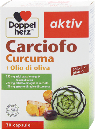 Carciofo curcuma e olio di oliva Doppelherz