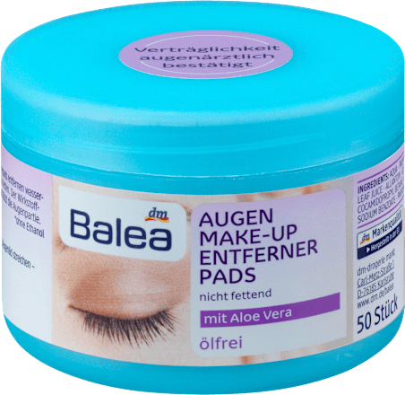 Augen Make-up Entferner Pads ölfrei Balea
