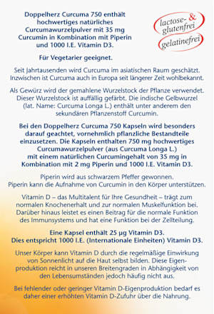 Curcuma 750 Kapseln 30 St.  Doppelherz