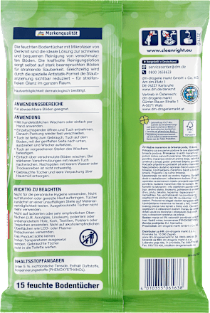Reinigungstücher Boden feucht Denkmit