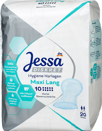 Assorbente per incontinenza maxi lungo Jessa DISKRET