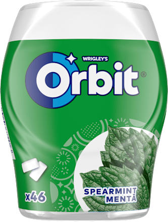 Gumă de mestecat cu aromă de mentă verde Orbit