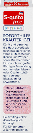 Soforthilfe Kräuter-Gel nature S-QUiTO free