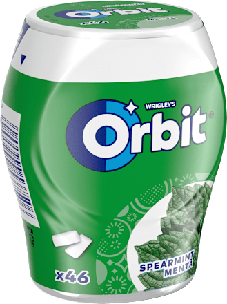Gumă de mestecat cu aromă de mentă verde Orbit