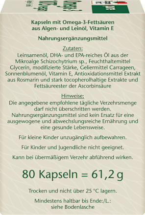 Omega-3 1075 vegan 80 St Doppelherz