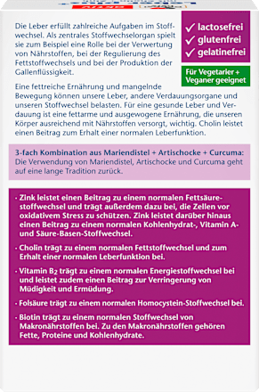 Leber plus Kapseln 30 St Doppelherz