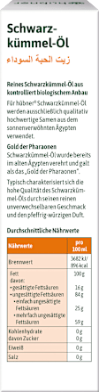 Bio Schwarzkümmel-Öl hübner
