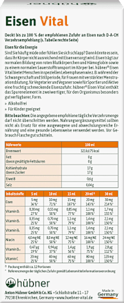 Eisen Vital Liquid hübner