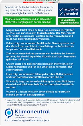 Magnesium 400 + Kalium 30 St. Doppelherz