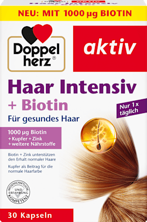 Haar Intensiv + Biotin Kapseln 30 St Doppelherz
