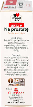 Suplement diety Na prostate, kapsułki Doppelherz