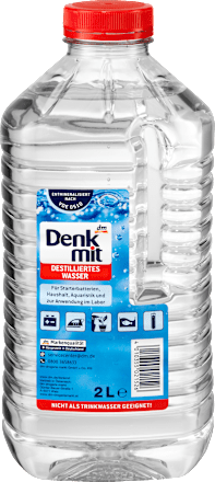 Destilliertes Wasser Denkmit