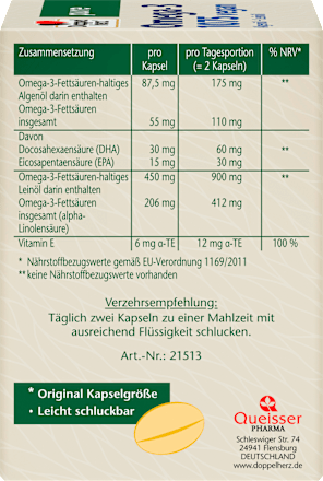 Omega-3 1075 vegan 80 St Doppelherz