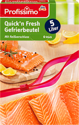Gefrierbeutel 5L mit Schnellverschluss Profissimo