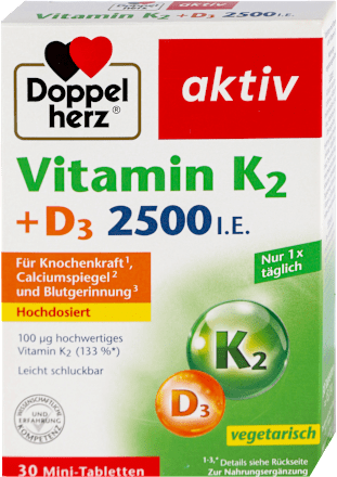 Vitamin K2 + D3 2500 IJ tablete Doppelherz