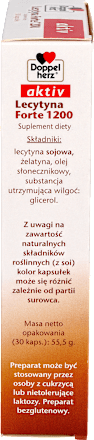 Suplement diety Lecytyna 1200 Forte, kapsułki Doppelherz