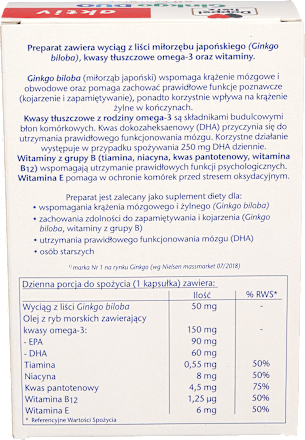Suplement diety Ginkgo Duo, kapsułki Doppelherz