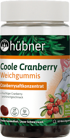 Weichgummies Coole Cranberry 60 St hübner