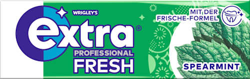 Kaugummi, Extra Professional Fresh, Spearmint, zuckerfrei EXTRA