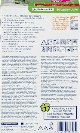 Teelichte 8 Stunden Profissimo