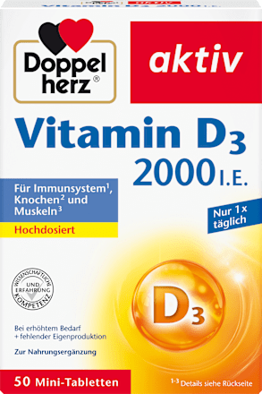aktiv - Vitamin D3 2000 I.E. tablete Doppelherz