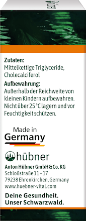 Tropfen Vitamin D3 hübner