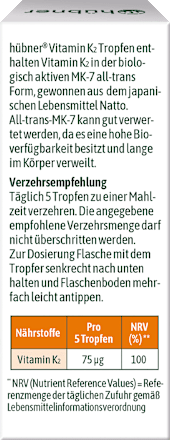 Vitamin K2 Tropfen hübner