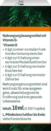 Tropfen Vitamin D3 hübner