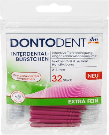 Interdentalbürstchen extra fein 2-3 mm Dontodent