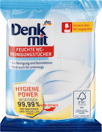 WC-Reinigungstücher Denkmit