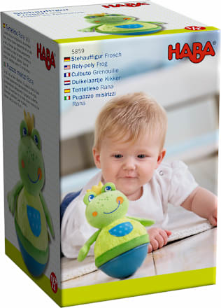 Babyspielzeug Stehauffigur Frosch HABA