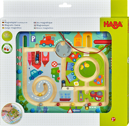 Kinderspiel Magnet Stadtlabyrinth HABA