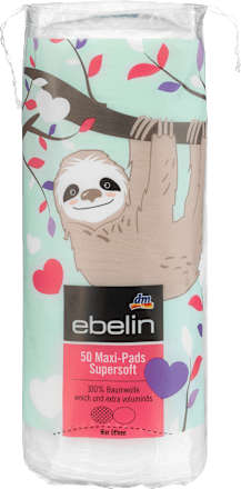 Wattepads Maxi Supersoft Faultier ebelin