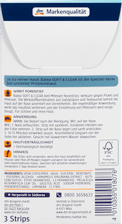 Facestrips Soft & Clear Anti-Mitesser Nosestrips Balea