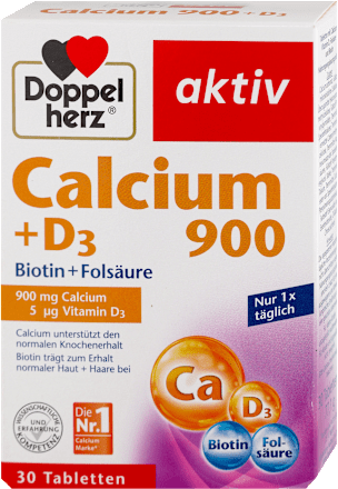 aktiv Calcium 900 + D3 tablete Doppelherz