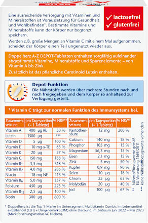 A-Z Depot Tabletten 40 St. Doppelherz