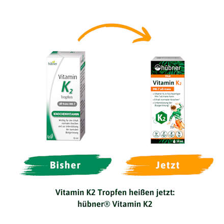 Vitamin K2 Tropfen hübner