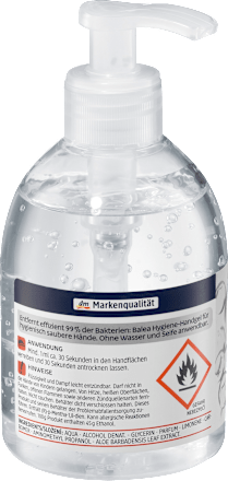 Händedesinfektion Hygiene-Handgel  Balea