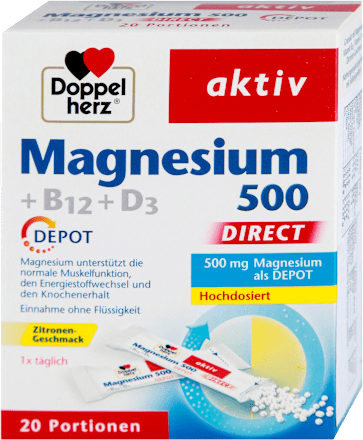Magnesium+B12+D3 DIRECT Doppelherz