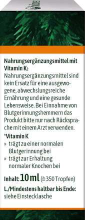Vitamin K2 Tropfen hübner