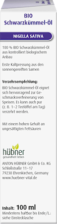 BIO-Schwarzkümmel-Öl hübner