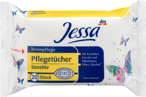 Intim-Pflegetücher Sensitiv Jessa
